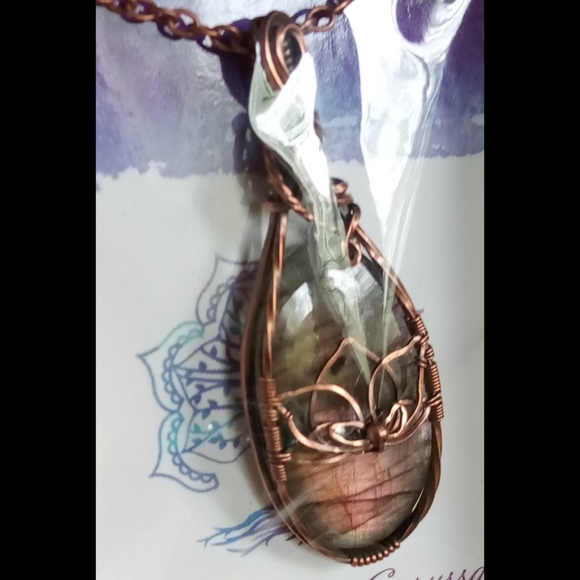 ✨ 3x HP ✨ Handmade 🪷 with Labradorite Necklace 🌅 - Picture 7 of 12